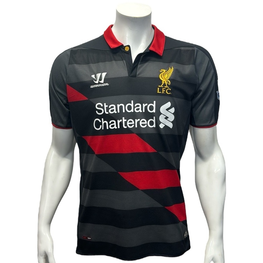Liverpool LFC Raheem Sterling 2014-2015 Black Red Third Warrior Jersey Size MD